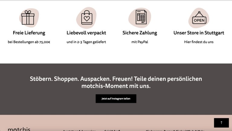 W&S Digitalagentur Projekt Shopware Shop Motchis Produktdetailseite Desktop